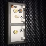 گاوصندوق گاو صندوق کاوه 350DKR دو طبقه کلید و رمز تایوانی